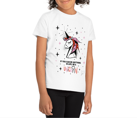 Unicorn Life Goals - Premium Illustrated Kids T-Shirt